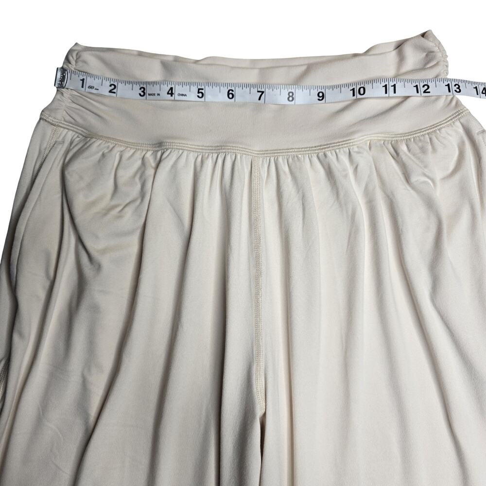 aerie Cream Wide-Leg Split Pants - Picture 10 of 10